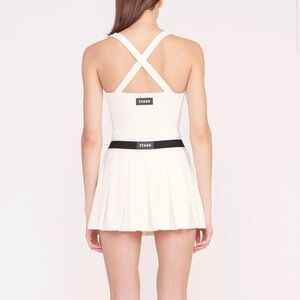 STAUD Carry Top Ivory & Doubles Skirt // Ivory